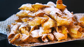 Chiacchiere di Carnevale  SUPER CROCCANTI [upl. by Admama]