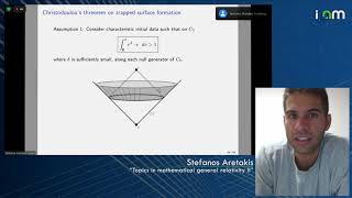 Stefanos Aretakis  Topics in mathematical general relativity II  IPAM at UCLA [upl. by Iruy]