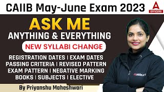 CAIIB May June Exam 2023  CAIIB New Syllabus 2023  CAIIB 2023 Registration amp Exam Date [upl. by Irah502]