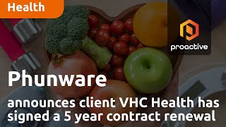 Phunware announces key client VHC Health has signed a 5 year contract renewal [upl. by Gans]