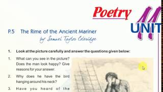 The Rime of the ancient mariner part 1 class 10 full explanation [upl. by Oinolopa]