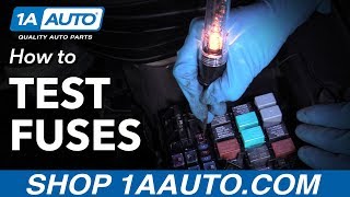 How to Test Car Fuses Using a Test Light [upl. by Kcirddahc]