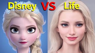 Realistic versions of Disney characters  Cartoon VS Life [upl. by Carley]