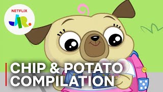 Chip amp Potato 3 FULL EPISODES 🐾 Season 1 Compilation 🧀 Netflix Jr [upl. by Olsewski]