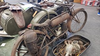 Oldtimerbeurs motoren bromfietsen in Rosmalen  Classic moped and motorcycle fair 2018 January [upl. by Edlin]