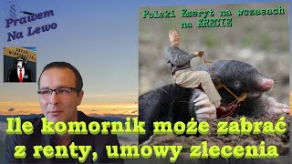 Ile komornik może zabrać z renty z umowy zlecenia z umowy o dzieło [upl. by Chipman]