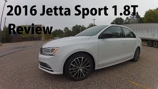 2016 VW Jetta Sport 18t Review and comparison to MKVII Golf TSi [upl. by Ettennig189]