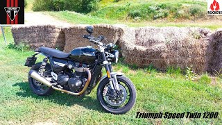 Triumph Speed Twin 1200  Ride  Onboard camera 4K [upl. by Alyk320]