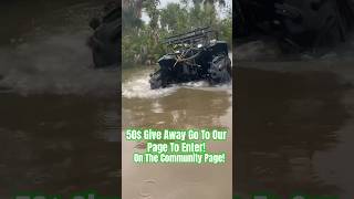 Honda Fourtrax 300 Crosses River offroad automobile deep honda compound like subscribe [upl. by Lehcsreh]