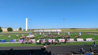 Burkburnett  Seymour Marching Festival 2023 1st performance 2023 [upl. by Poulter]