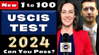 US Citizenship Test 20242025 Easy 2X USCIS Answers USCIS Interview Examen Ciudadania Americana [upl. by Nirrek]