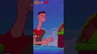 Ronaldo and Messi in an arcade game رونالدو وميسي في لعبة أركيد [upl. by Nitnelav68]