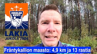 Jukola 2024  Fräntykallion harjoitusmaasto reittiselostus [upl. by Nosrac566]