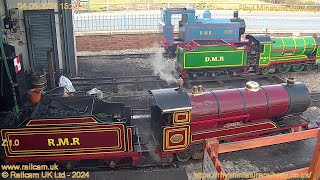 Rhyl Miniature Railway  Railcam UK [upl. by Ahseetal]