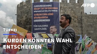 Türkei Kurden könnten Wahl entscheiden  gegen Erdogan  AFP [upl. by Flanders]