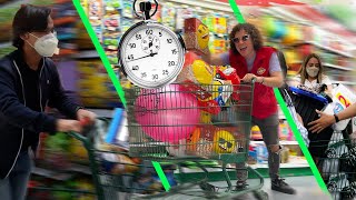 Agarra TODO LO QUE PUEDAS en 1 minuto y YO PAGO 🛒 🤑 [upl. by Cassella694]