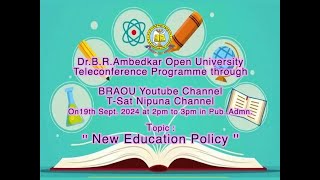 BRAOU MA 1st Year Public Administration Teleconference  quot New Education Policyquot [upl. by Mchail286]