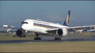 Close Up Take Offs at Manchester Airport MAN  070217 [upl. by Troyes]