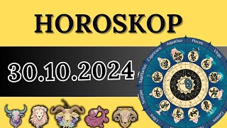 HOROSKOP FÜR 30 OKTOBER 2024 FÜR ALLE STERNZEICHEN [upl. by Meijer]