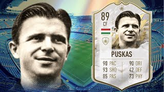 FIFA 22 FERENC PUSKAS 89 ICON PLAYER REVIEW I FIFA 22 ULTIMATE TEAM [upl. by Sidonie]