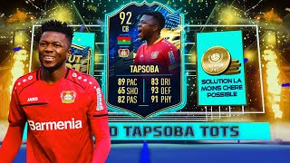 DCE EDMOND TAPSOBA  TOTS  SOLUTION SBC LA MOINS CHERE POSSIBLE  PACK OPENING  FUT 21 [upl. by Marciano619]