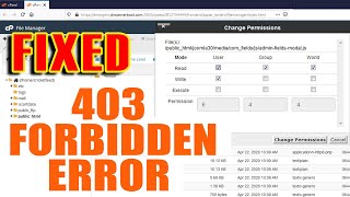 How to Fix The 403 Forbidden Error Step by Step ☑️ [upl. by Wright]