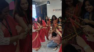 Garba Performance At My Office altimetrik yerwada 2024 travelvlog traveling🥳🔥💥🔥🥳 [upl. by Ecienal]