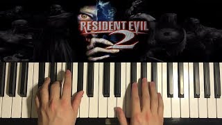 HOW TO PLAY  Resident Evil 2  Save Room Theme Piano Tutorial Lesson [upl. by Yruam]