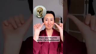 Cheekbones are lifted 👌🏻 agelessbeauty aginggracefully faceexercise agelessskin cheekbones [upl. by Chobot]