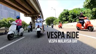 Vespa Ride  Vespa Malaysia Day June 29 2024 [upl. by Ariayek]