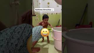 Aritth Bath Time Atrocity 😂 Ena Nadipu Da Sami 🤣🤪 vivekjadoo deepikavivek shorts [upl. by Aicetel]