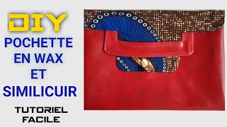 DIY POCHETTE EN WAX [upl. by Putnem]