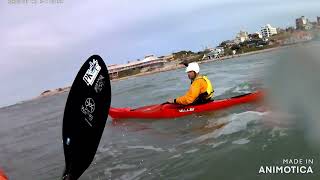 1er encuentro nacional de surf en kayak de travesía [upl. by Etnoval]