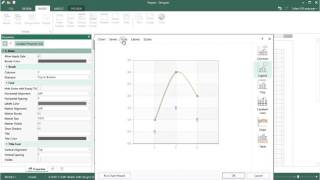 Infographic Tools Creating Spline Chart in Report  Stimulsoft Reports  Shot on version 20152 [upl. by Yelekreb141]