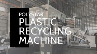 POLYSTAR Plastic recycling machine [upl. by Hsirt940]