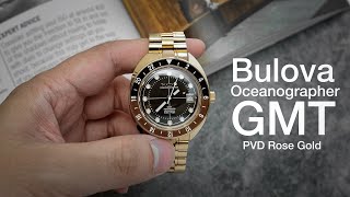 Hands on with the NEW Bulova Oceanographer GMT  The golden choice of GMT Watches [upl. by Corry555]