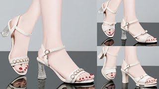 Best sandals for women  high heels sandals collection  latest beautiful women in high heel sandals [upl. by Onitnevuj]