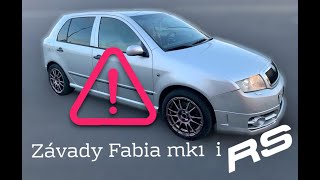 Časté závady Fabia mk1 včetně RS verze [upl. by Hamal]