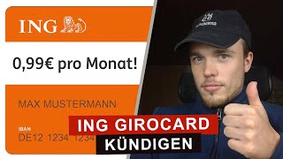 ING Girocard kündigen – ANLEITUNG Schritt für Schritt [upl. by Caprice]