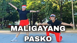 MALIGAYANG PASKO  REMIX   Dance Fitness  Zumba [upl. by Hoxsie]