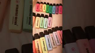 Stabilo boss highlighters [upl. by Dominy]