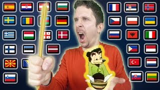 MEME How To Say quotSOMEBODY TOUCHA MA SPAGHETquot In 32 Languages [upl. by Jotham571]