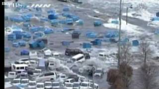 BBC News  Japan hit by tsunami after massive earthquake [upl. by Natiha]