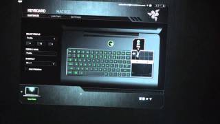 Razer Blade Switchblade User Interface Panel Handson [upl. by Sev213]