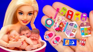 DIY Miniature Baby for Barbie [upl. by Anigar684]