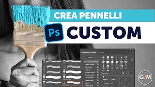 🎨 Come creare PENNELLI PERSONALIZZATI Custom in pochissimo tempo  Photoshop [upl. by Notyrb]