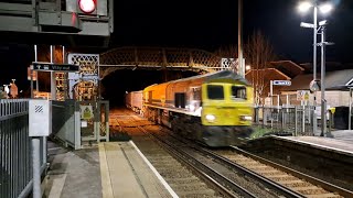 Evening Trains At Bedhampton 10 01 2024 [upl. by Ahsineg]