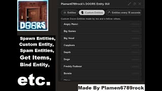 DOORS 👁️ NEW OP Script  Spawn Custom Entities Get Items Spam etc [upl. by Veron]