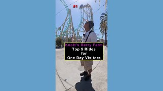 Knott’s Berry Farm Ride Recommendations for One Day Visitors [upl. by Ameluz]