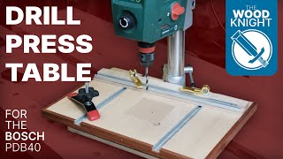 Workshop Simple Drill Press Table For Adorable Drill Press [upl. by Hairabez]